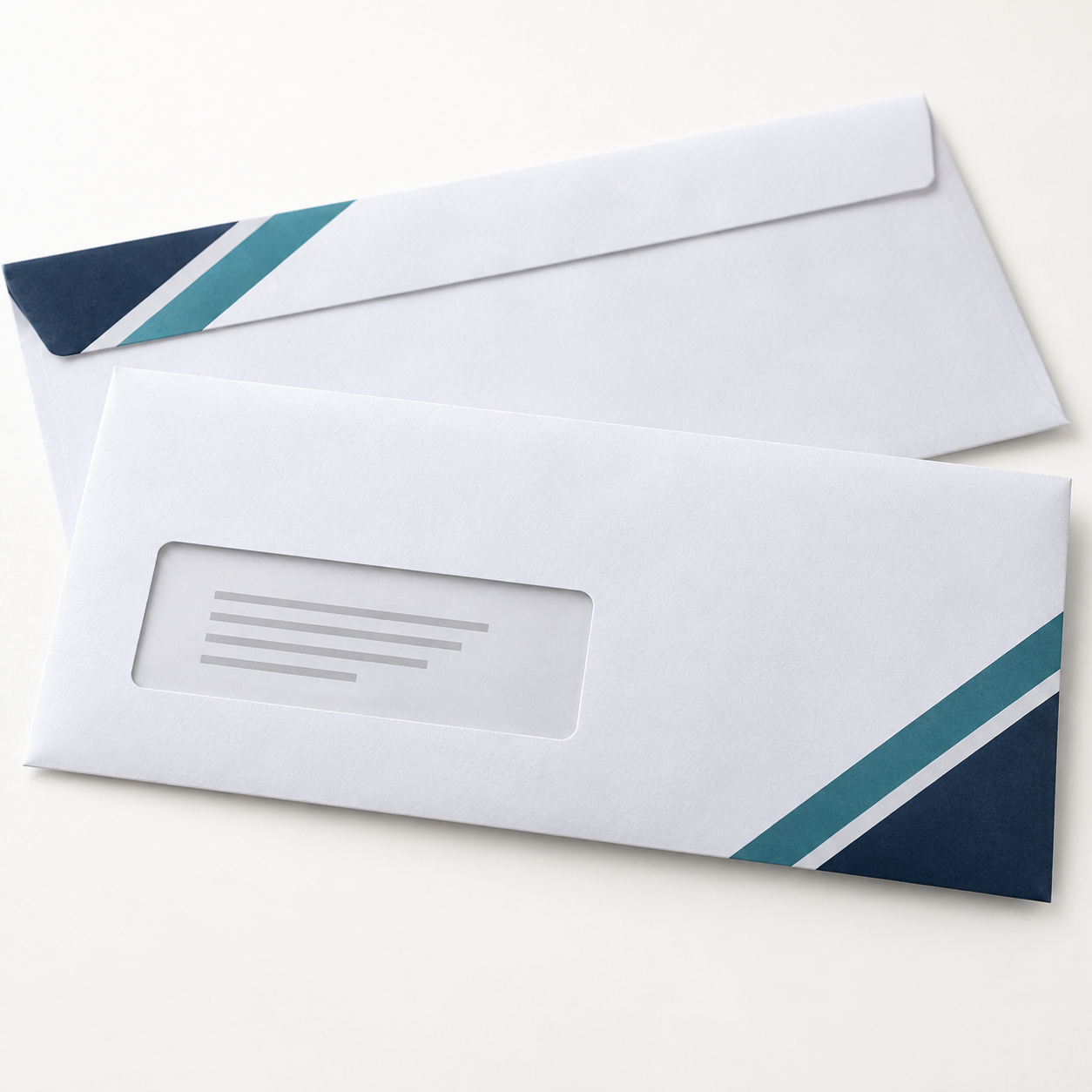 Window envelope printing