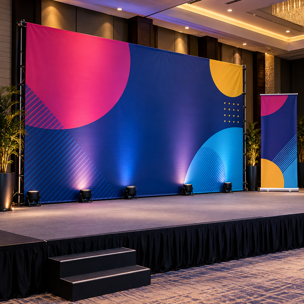 Event and backdrop banner flex printing